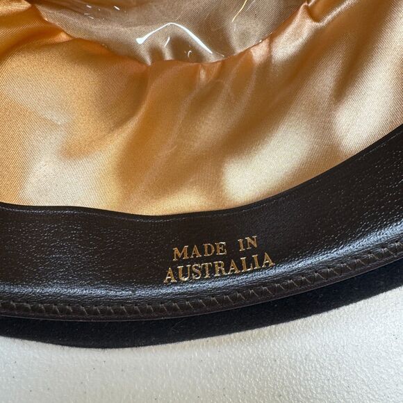 Akubra Trilby Imperial Quality Black Fedora Size 57 Pure Fur Felt - Australia main image 10